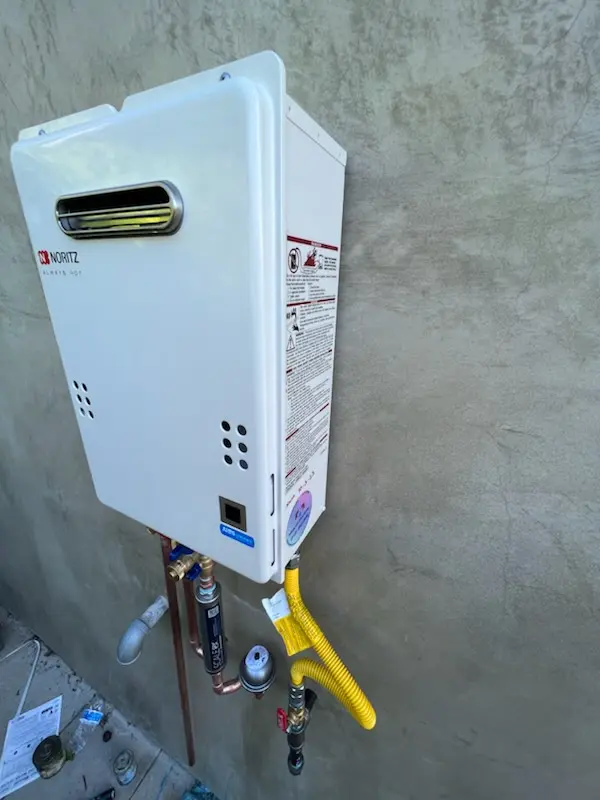 Tankless water heater installation for Collings Lakes homes